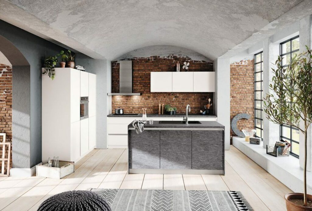 impuls-loft-inselkueche-marmor-grau