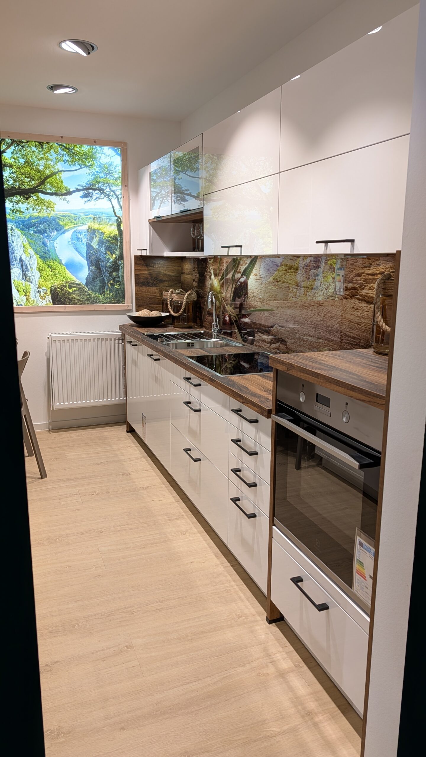 Abverkaufsküche Schüller Uni Gloss