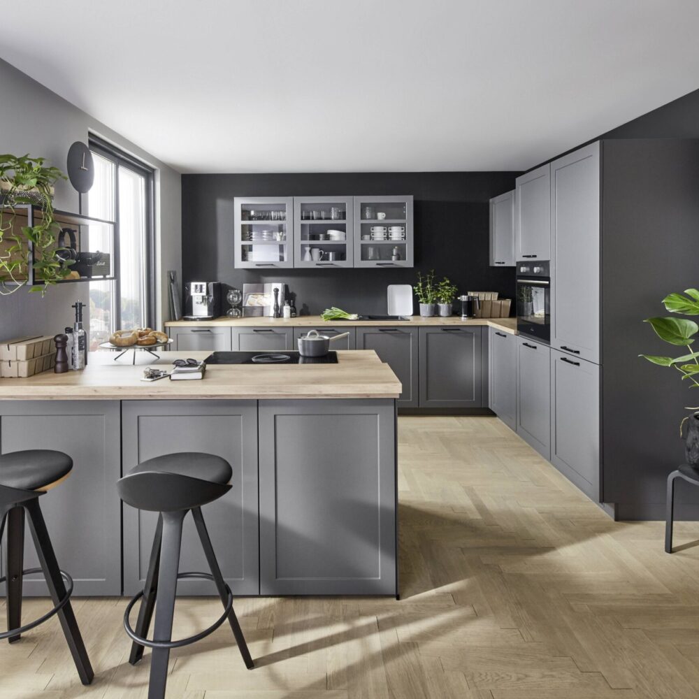 Landhausk che Von Nobilia Einbauk che Im Landhausstil Grau Landhausk che Von Nobilia Einbauk che Im Landhausstil Grau